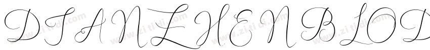 DIANZHEN BLOD Bold字体转换